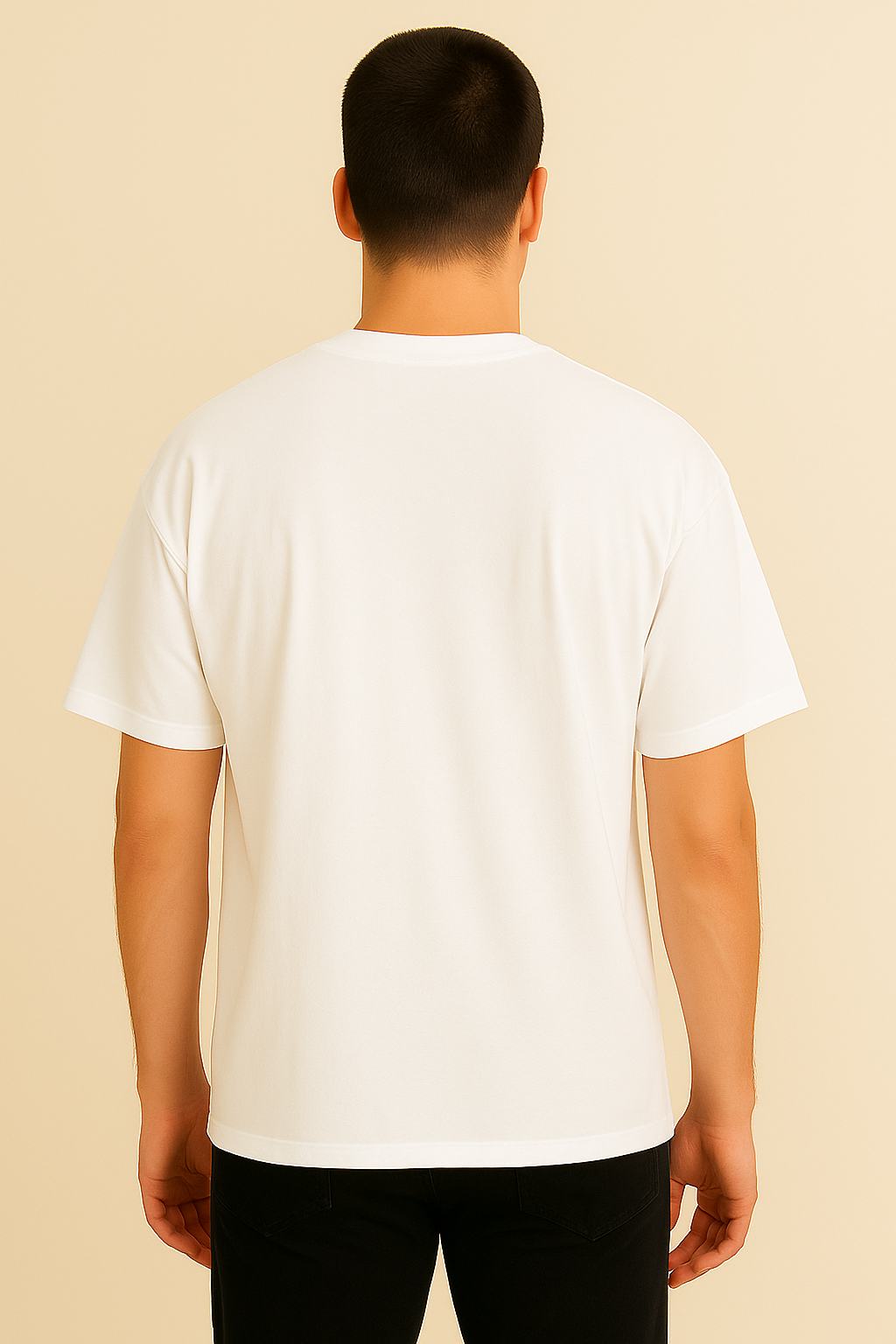 White oversized T-shirt